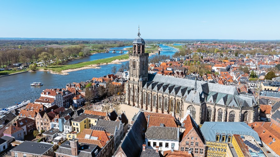 Deventer van bovenaf